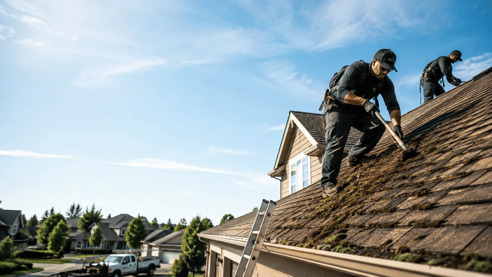 Roof Moss Removal in Blanchard, MI near me
